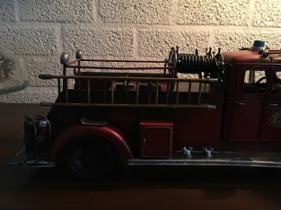 Fire engine, handmade from metal, super beautiful!!